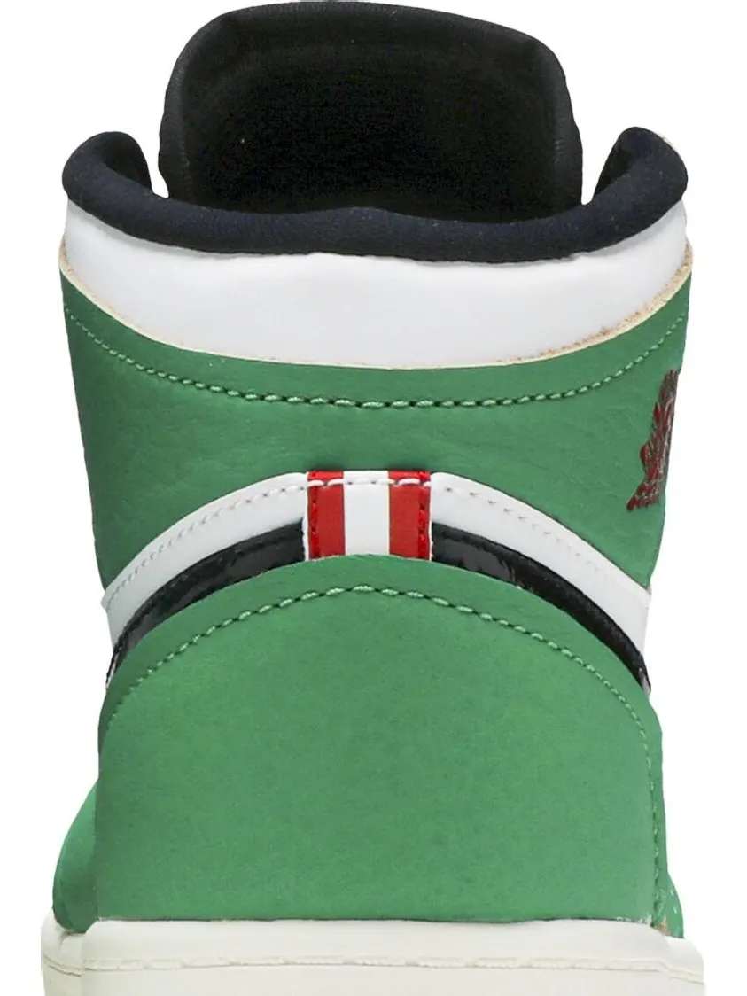 Кроссовки Air Jordan 1 Retro High OG PS Lucky Green — изображение 7 из 8, зеленый