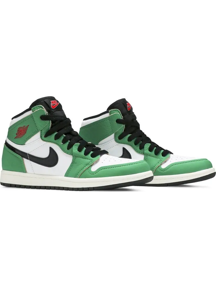 Кроссовки Air Jordan 1 Retro High OG PS Lucky Green — изображение 8 из 8, зеленый