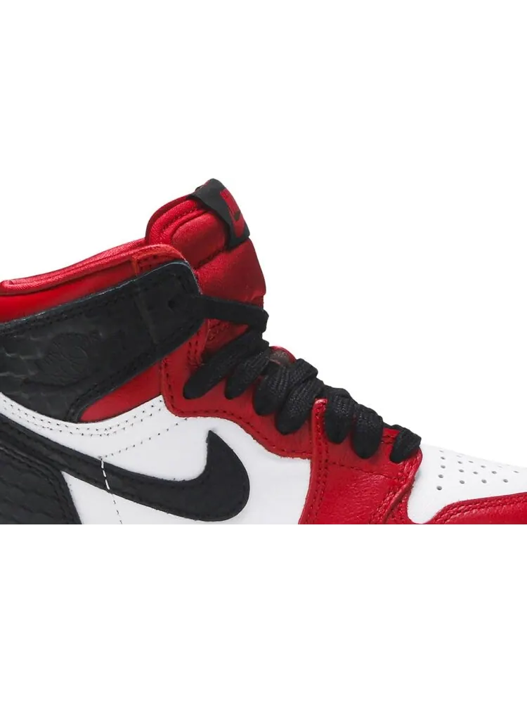 Кроссовки Air Jordan 1 Retro High OG PS Satin Red — изображение 2 из 8, красный