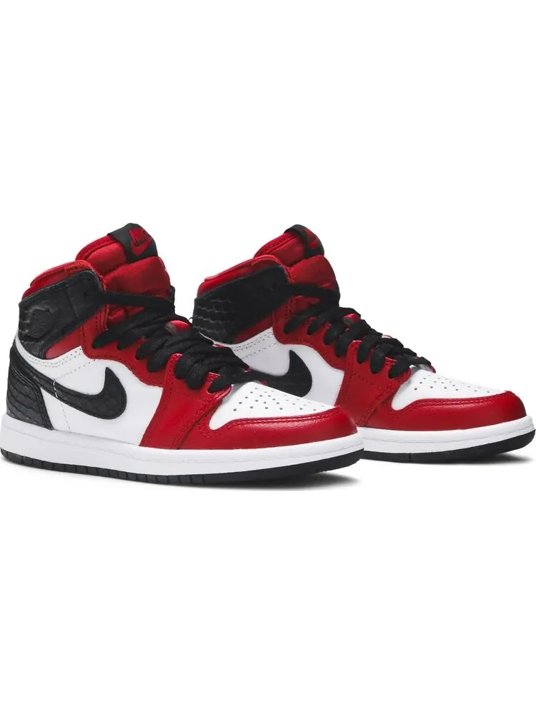 Кроссовки Air Jordan 1 Retro High OG PS Satin Red — изображение 8 из 8, красный
