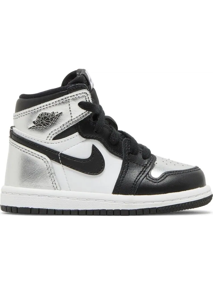 Кроссовки Air Jordan 1 Retro High OG TD Silver Toe — изображение 1 из 8, серебряный