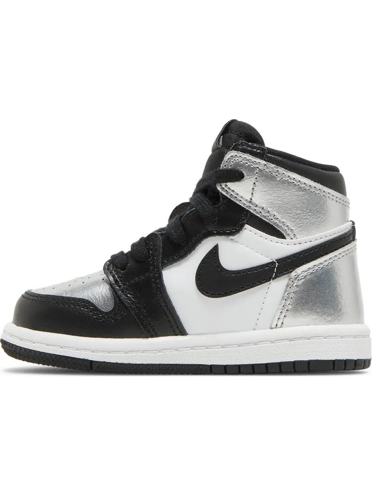 Кроссовки Air Jordan 1 Retro High OG TD Silver Toe — изображение 3 из 8, серебряный