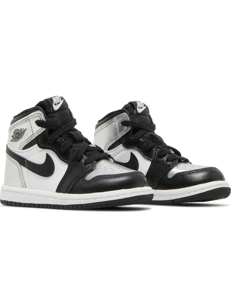 Кроссовки Air Jordan 1 Retro High OG TD Silver Toe — изображение 8 из 8, серебряный