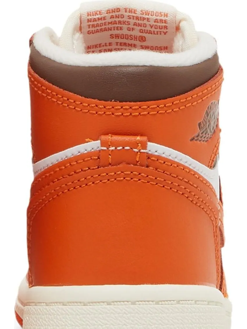 Кроссовки Air Jordan 1 High OG TD Starfish — изображение 7 из 8, оранжевый