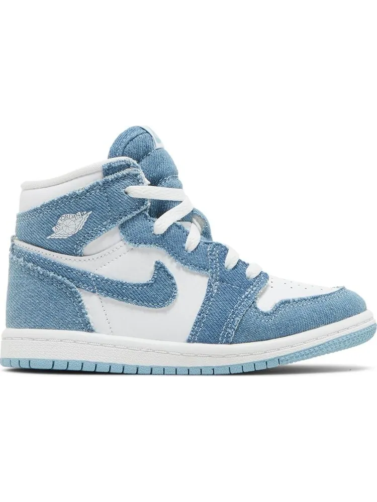 Кроссовки Air Jordan 1 Retro High OG TD Denim — изображение 1 из 8, белый