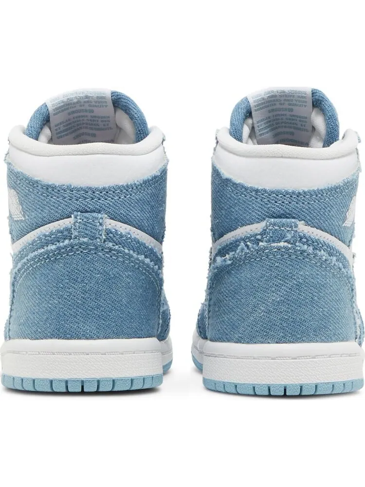 Кроссовки Air Jordan 1 Retro High OG TD Denim — изображение 6 из 8, белый