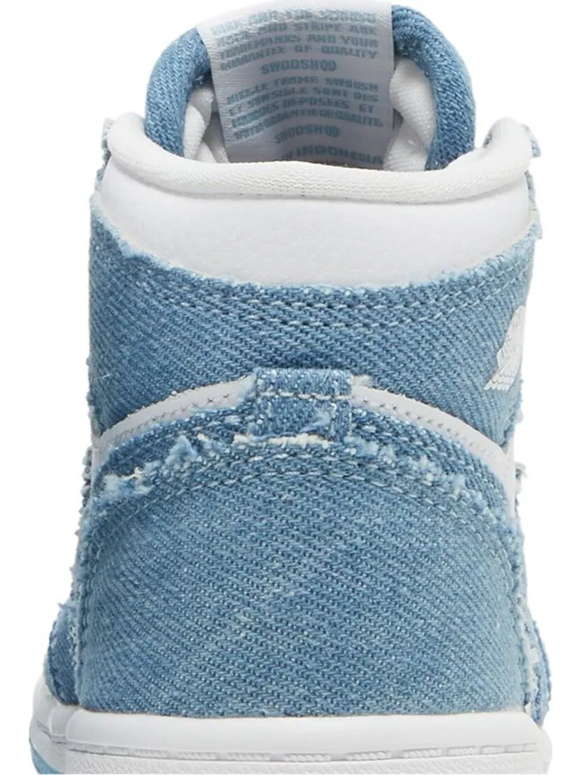 Кроссовки Air Jordan 1 Retro High OG TD Denim — изображение 7 из 8, белый