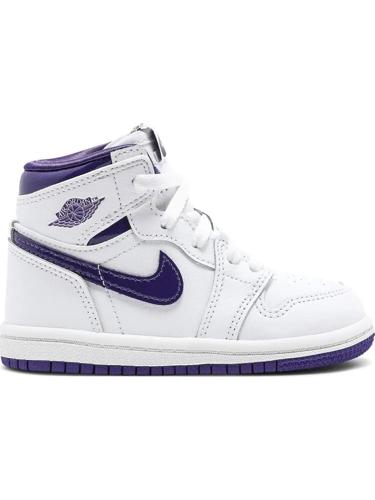 Кроссовки Air Jordan 1 Retro High OG TD Court Purple — изображение 1 из 8, белый