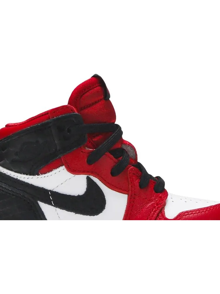 Кроссовки Air Jordan 1 Retro High OG TD Satin Red — изображение 2 из 8, красный