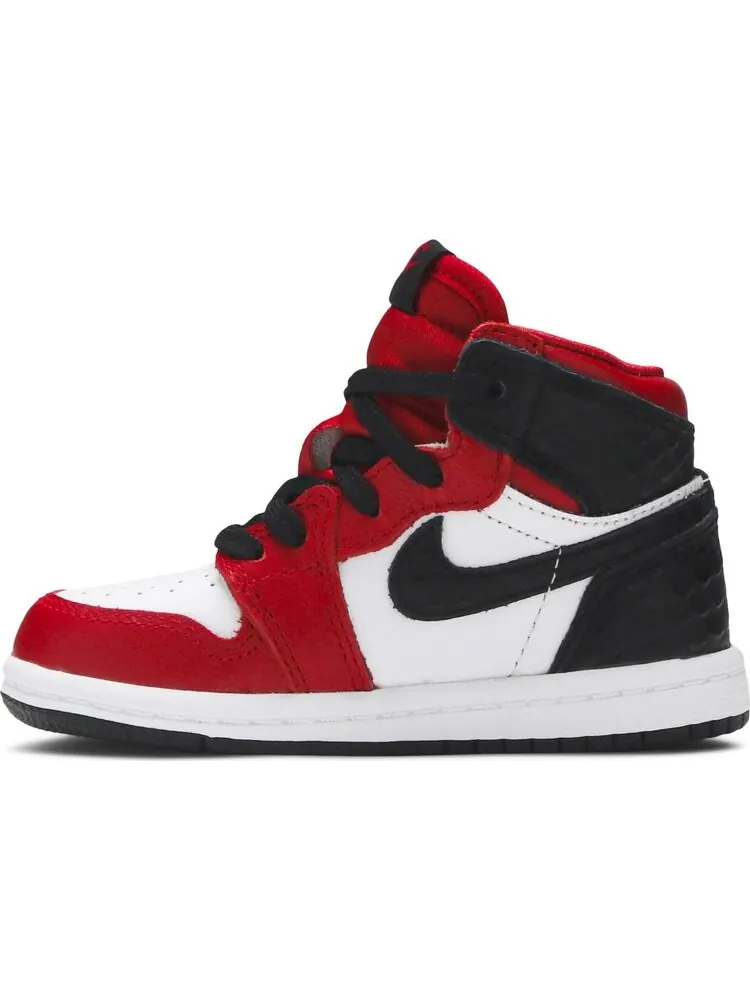 Кроссовки Air Jordan 1 Retro High OG TD Satin Red — изображение 3 из 8, красный