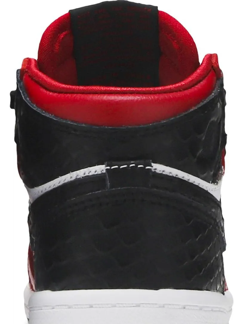 Кроссовки Air Jordan 1 Retro High OG TD Satin Red — изображение 7 из 8, красный