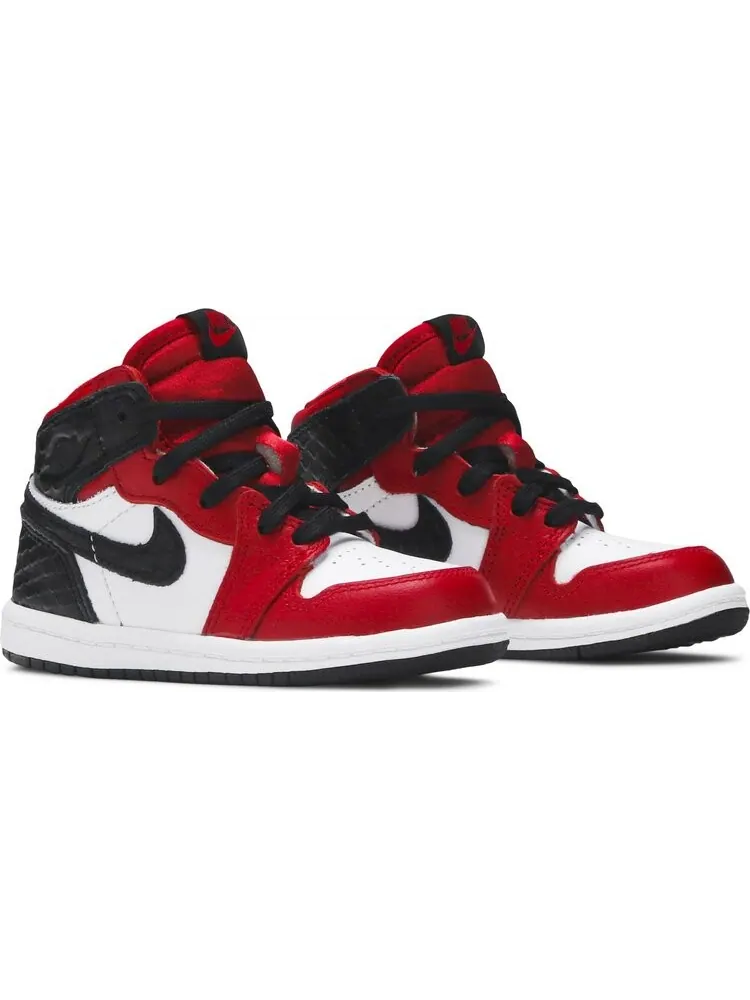 Кроссовки Air Jordan 1 Retro High OG TD Satin Red — изображение 8 из 8, красный