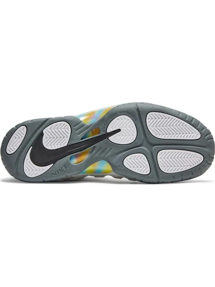 Кроссовки Nike Little Posite One GS 'Rainbow Pixel' — изображение 4 из 8, серый