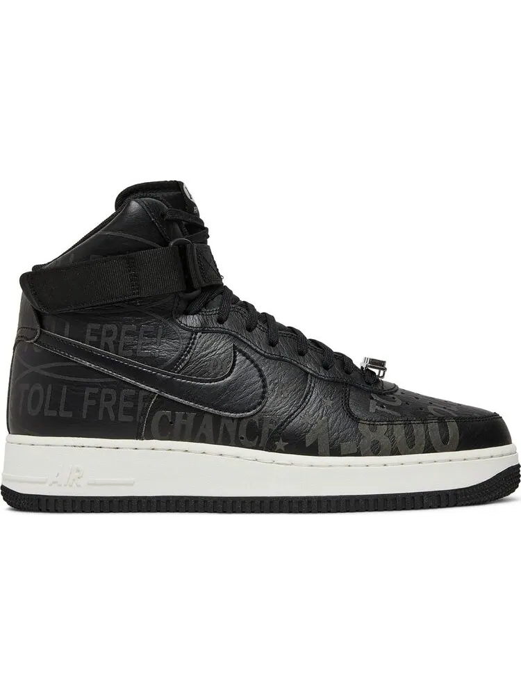 Кроссовки Nike Air Force 1 High '07 Premium 'Toll Free Pack - Black' — изображение 1 из 8, черный