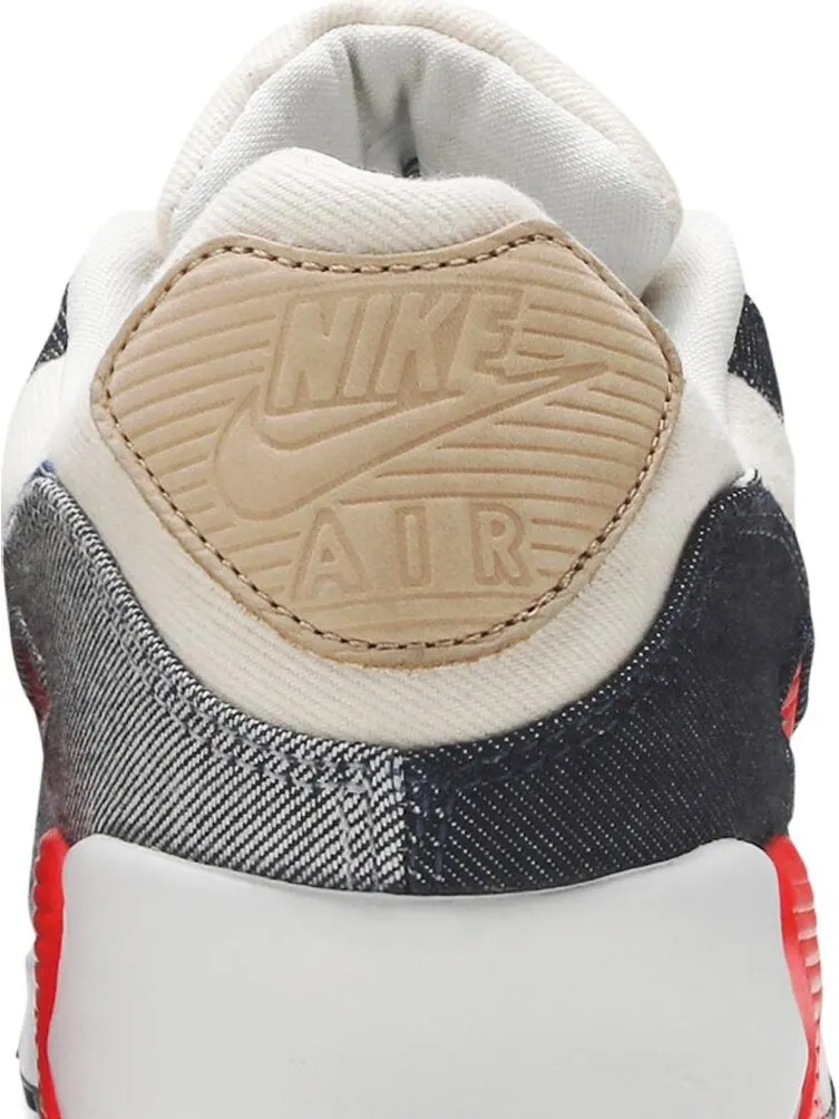 Кроссовки Nike Denham x Air Max 90 'Infrared' — изображение 7 из 8, синий