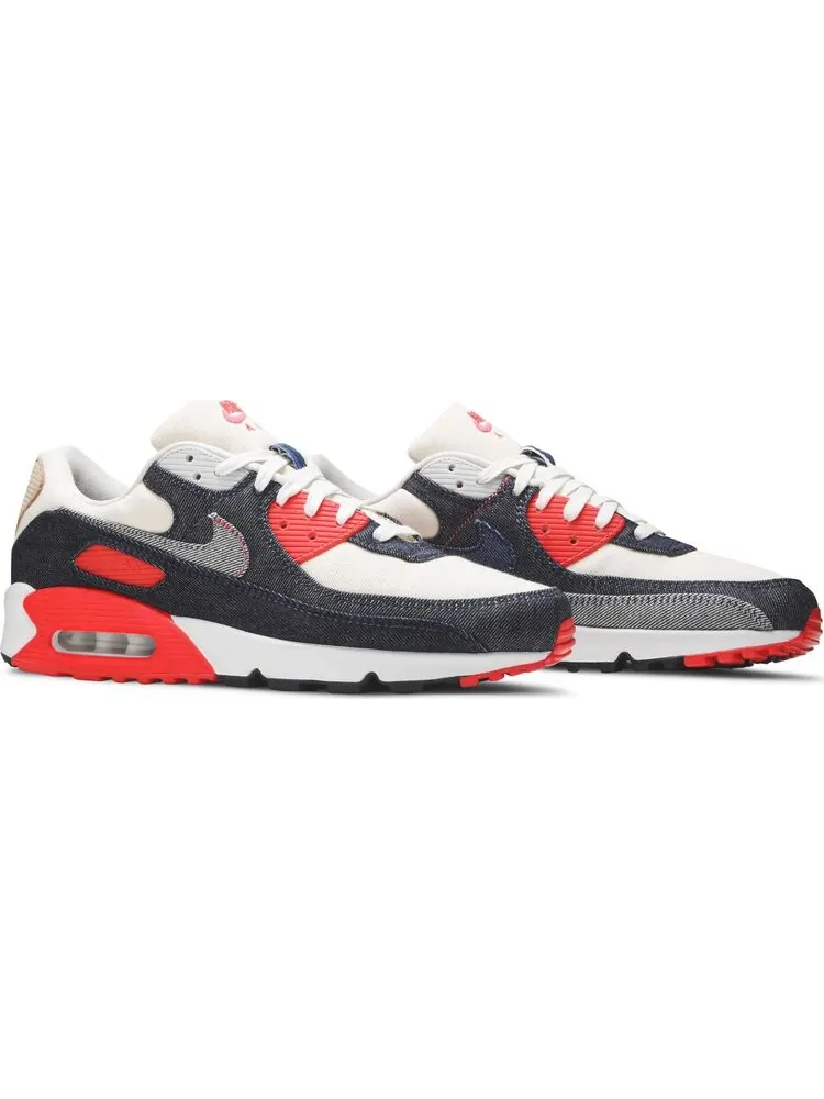 Кроссовки Nike Denham x Air Max 90 'Infrared' — изображение 8 из 8, синий