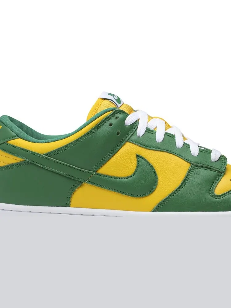 Кроссовки Nike Dunk Low SP 'Brazil' 2020 — изображение 2 из 8, зеленый