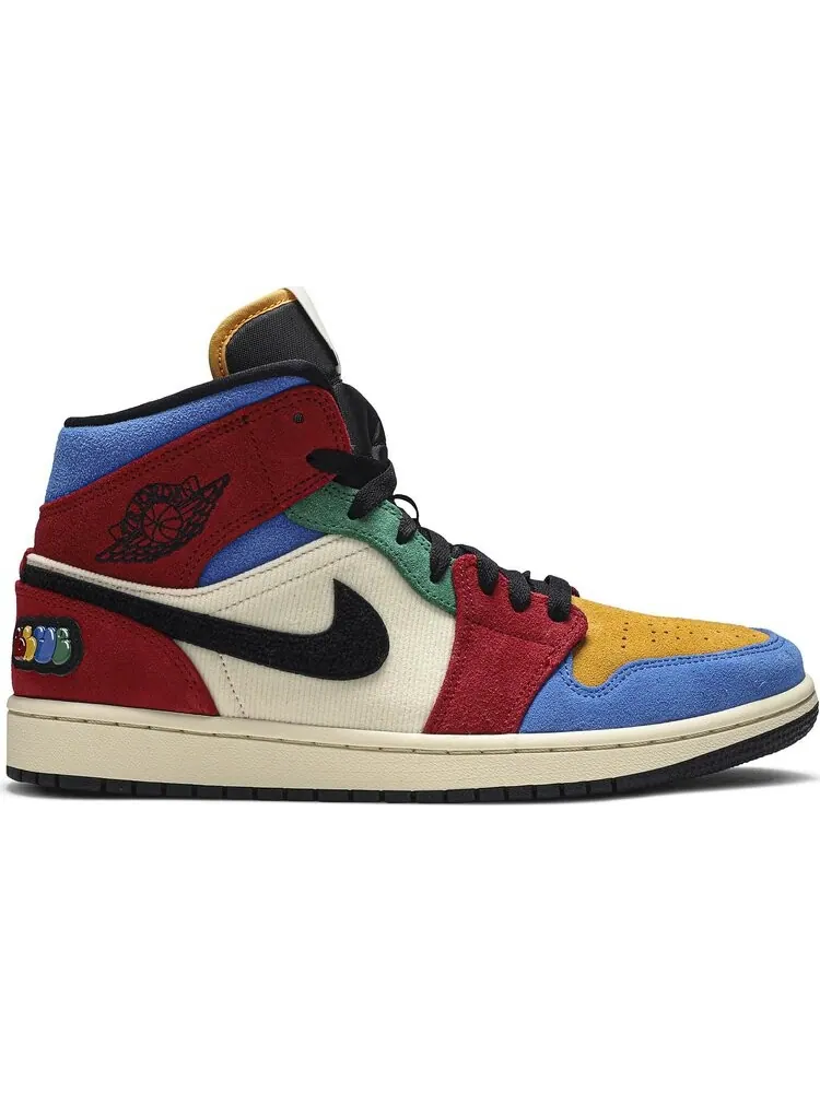 Кроссовки Blue The Great x Air Jordan 1 Mid Fearless — изображение 1 из 8, мульти