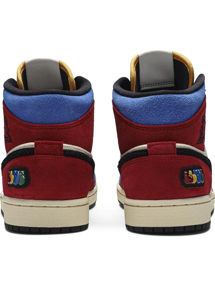 Кроссовки Blue The Great x Air Jordan 1 Mid Fearless — изображение 6 из 8, мульти