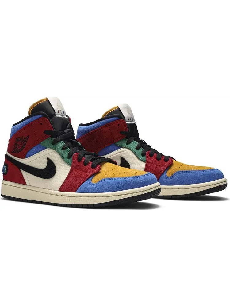 Кроссовки Blue The Great x Air Jordan 1 Mid Fearless — изображение 8 из 8, мульти