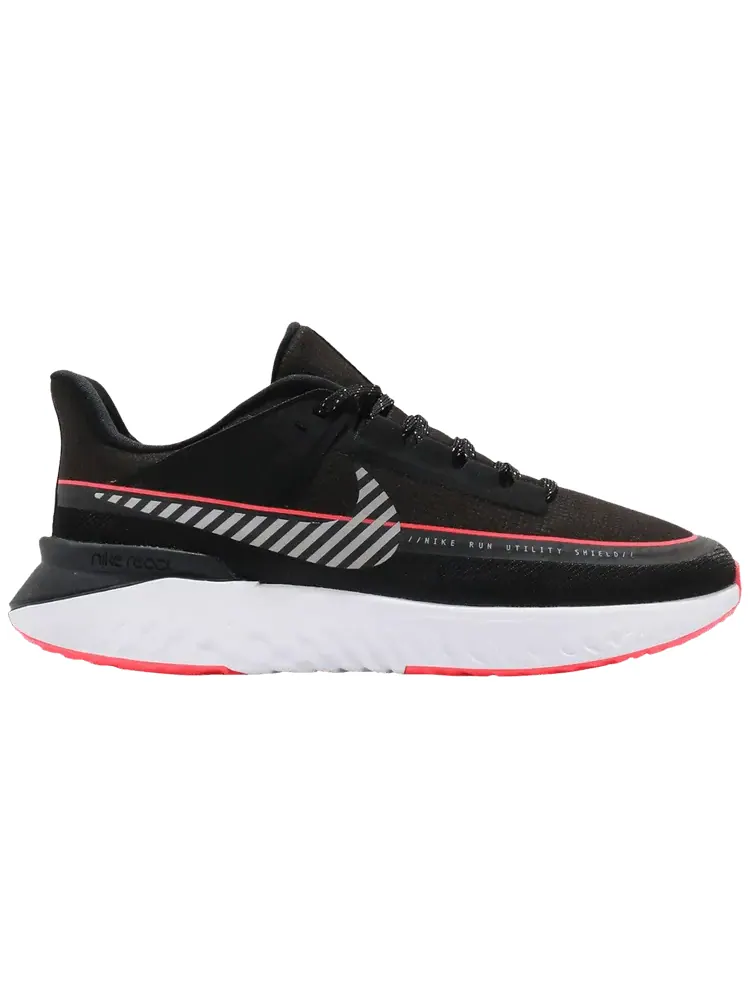 Кроссовки Nike Legend React 2 Shield 'Black Metallic Silver' — изображение 1 из 1, черный