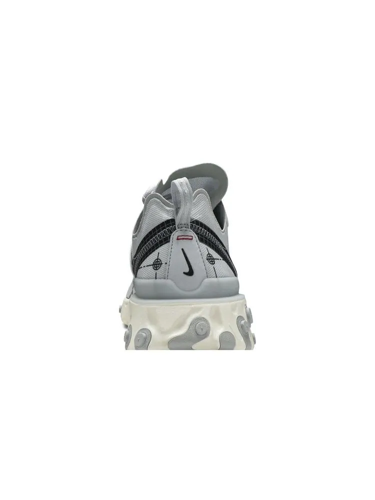 Кроссовки Nike React Element 55 'Platinum Schematic' — изображение 8 из 9, платиновый/черный//белый