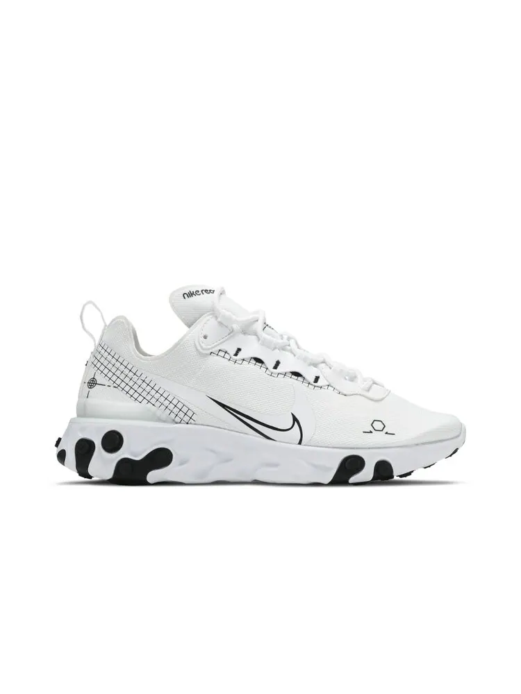Кроссовки Nike React Element 55 — изображение 1 из 3, белый
