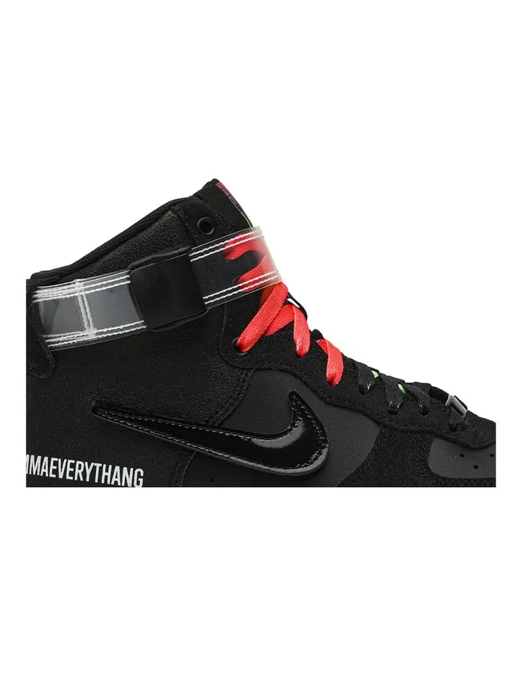 Кроссовки Nike Lauren Halsey x Air Force 1 High LE — изображение 2 из 4, черный