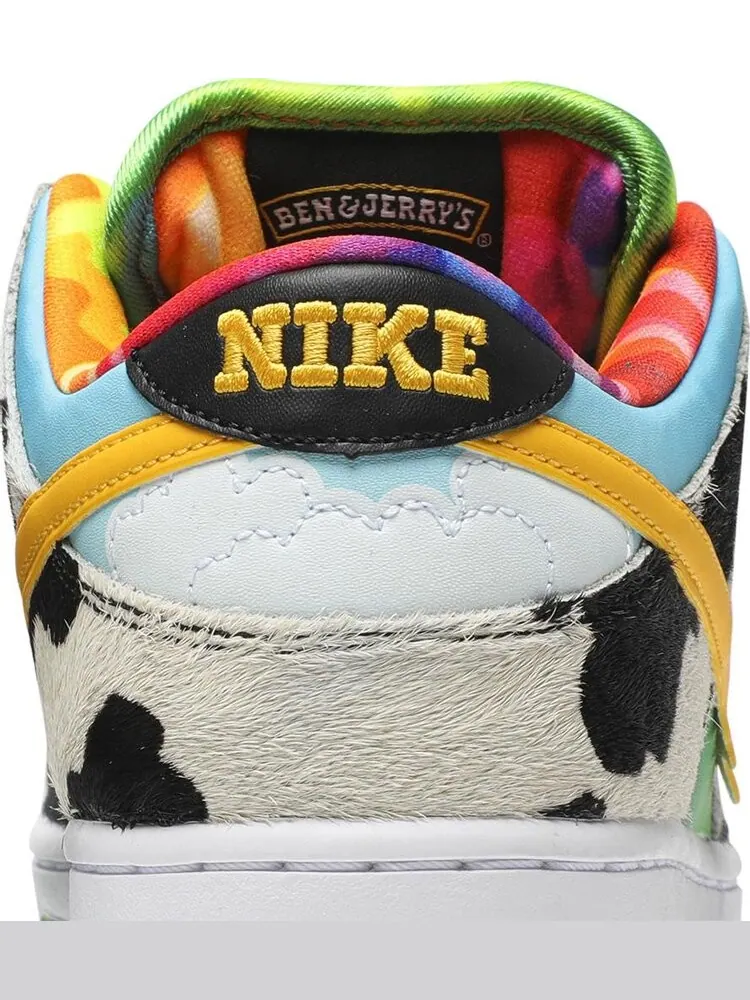 Лимитированные кроссовки Nike Ben & Jerry's x Dunk Low SB 'Chunky Dunky' Special Ice Cream Box — изображение 7 из 8, мульти