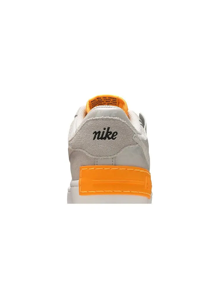 Кроссовки Nike Wmns Air Force 1 Shadow 'Tan Orange' — изображение 8 из 9, желто-коричневый