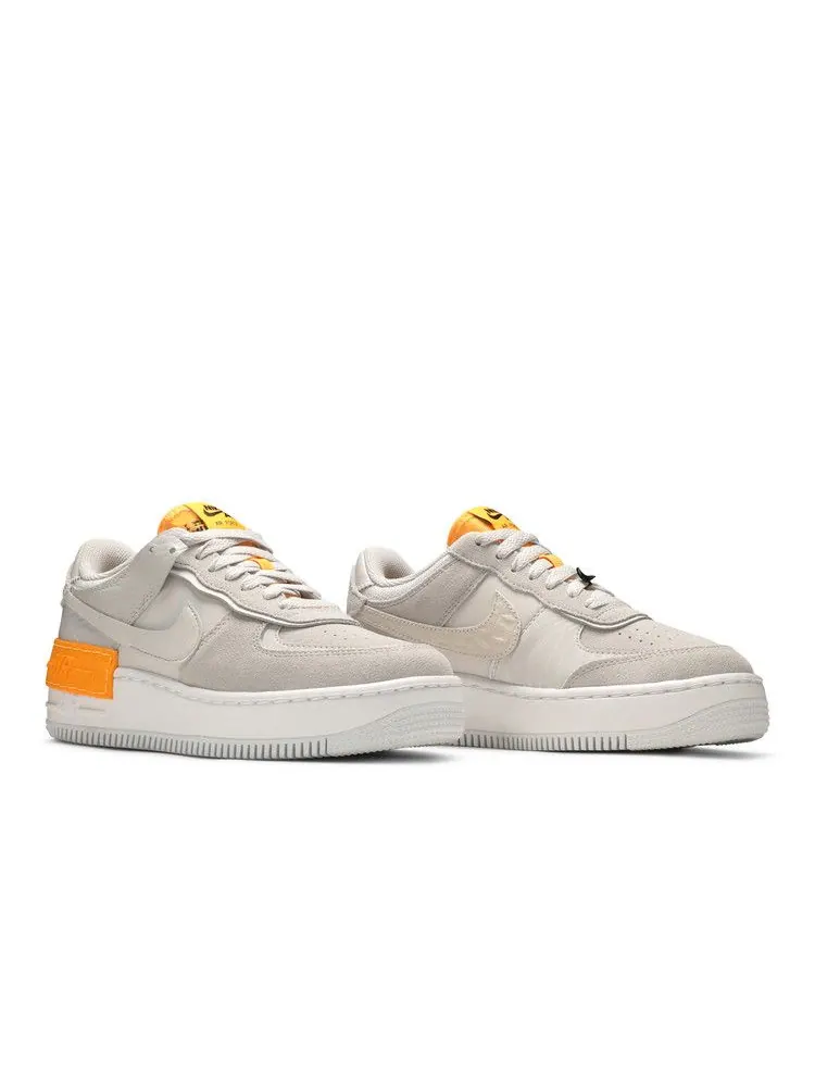 Кроссовки Nike Wmns Air Force 1 Shadow 'Tan Orange' — изображение 9 из 9, желто-коричневый