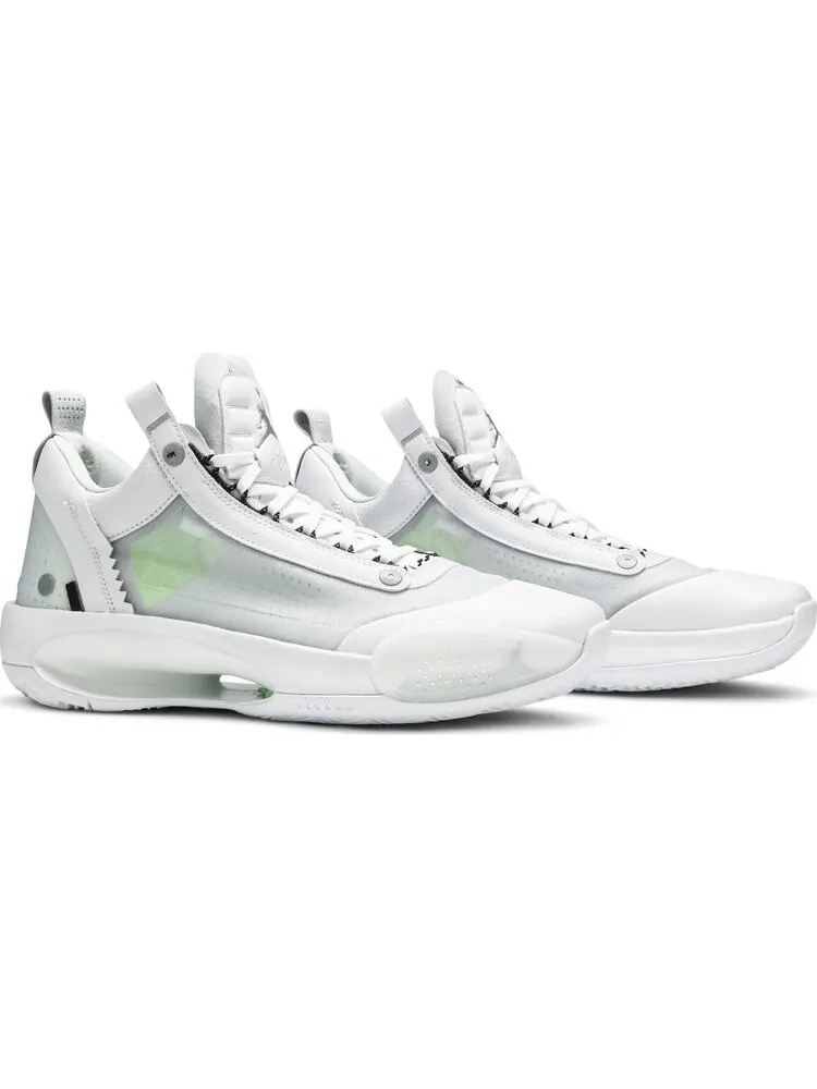 Кроссовки Air Jordan 34 Low PF Pure Money — изображение 8 из 8, белый