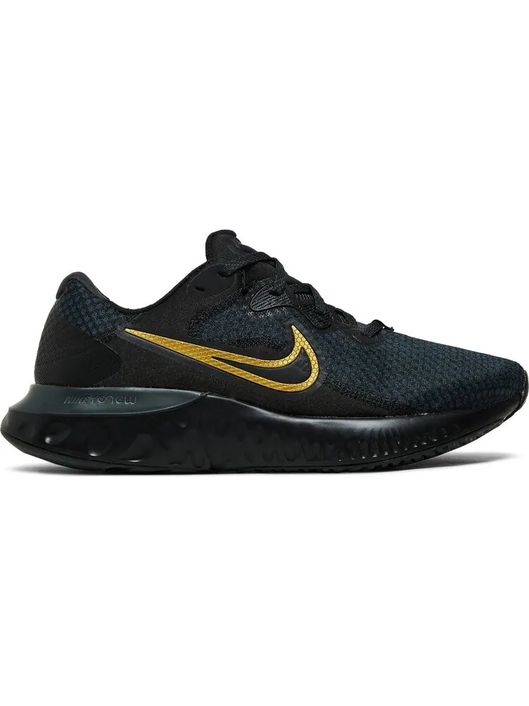 Кроссовки Nike Renew Run 2 'Black Metallic Gold' — изображение 1 из 8, черный