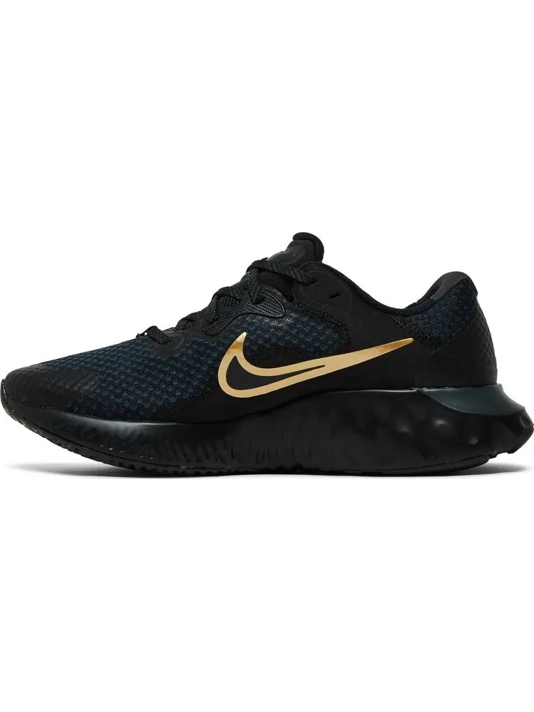 Кроссовки Nike Renew Run 2 'Black Metallic Gold' — изображение 3 из 8, черный