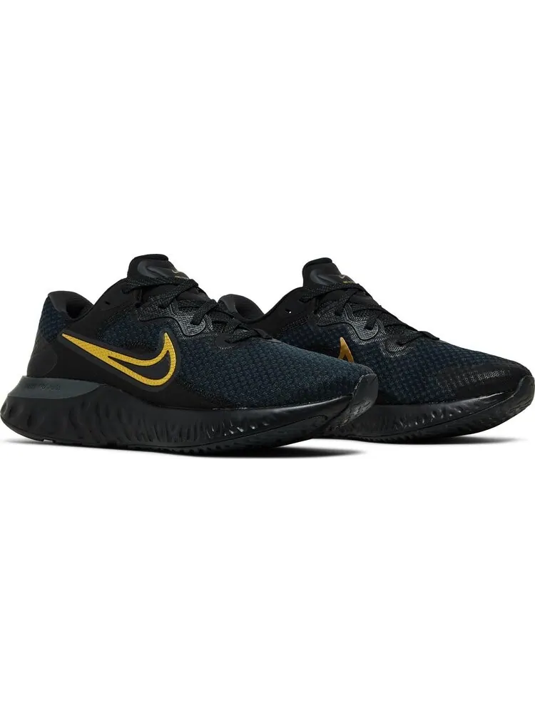 Кроссовки Nike Renew Run 2 'Black Metallic Gold' — изображение 8 из 8, черный