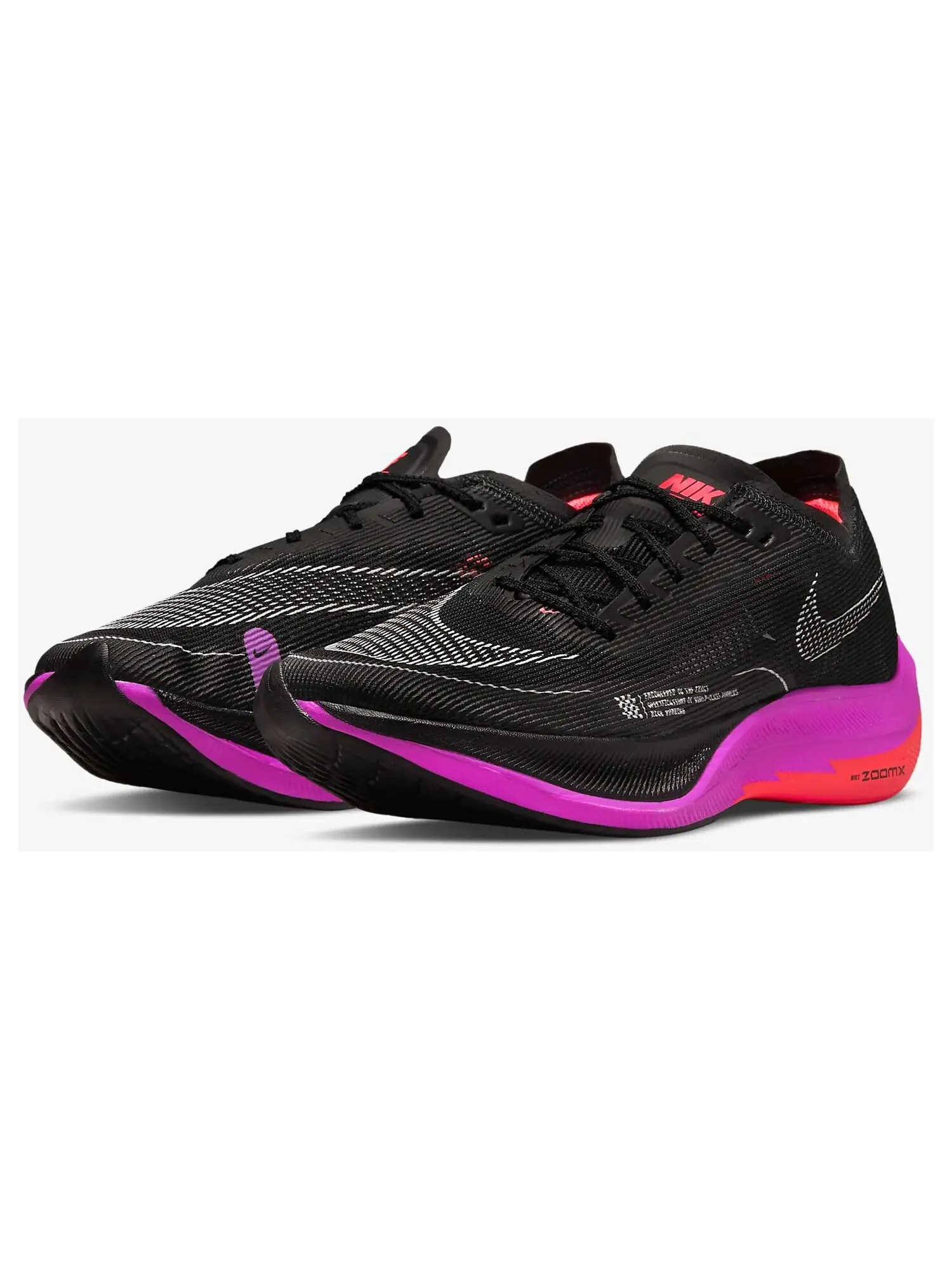 Кроссовки Nike ZoomX Vaporfly NEXT 2 — изображение 2 из 7, черный/фиолетовый