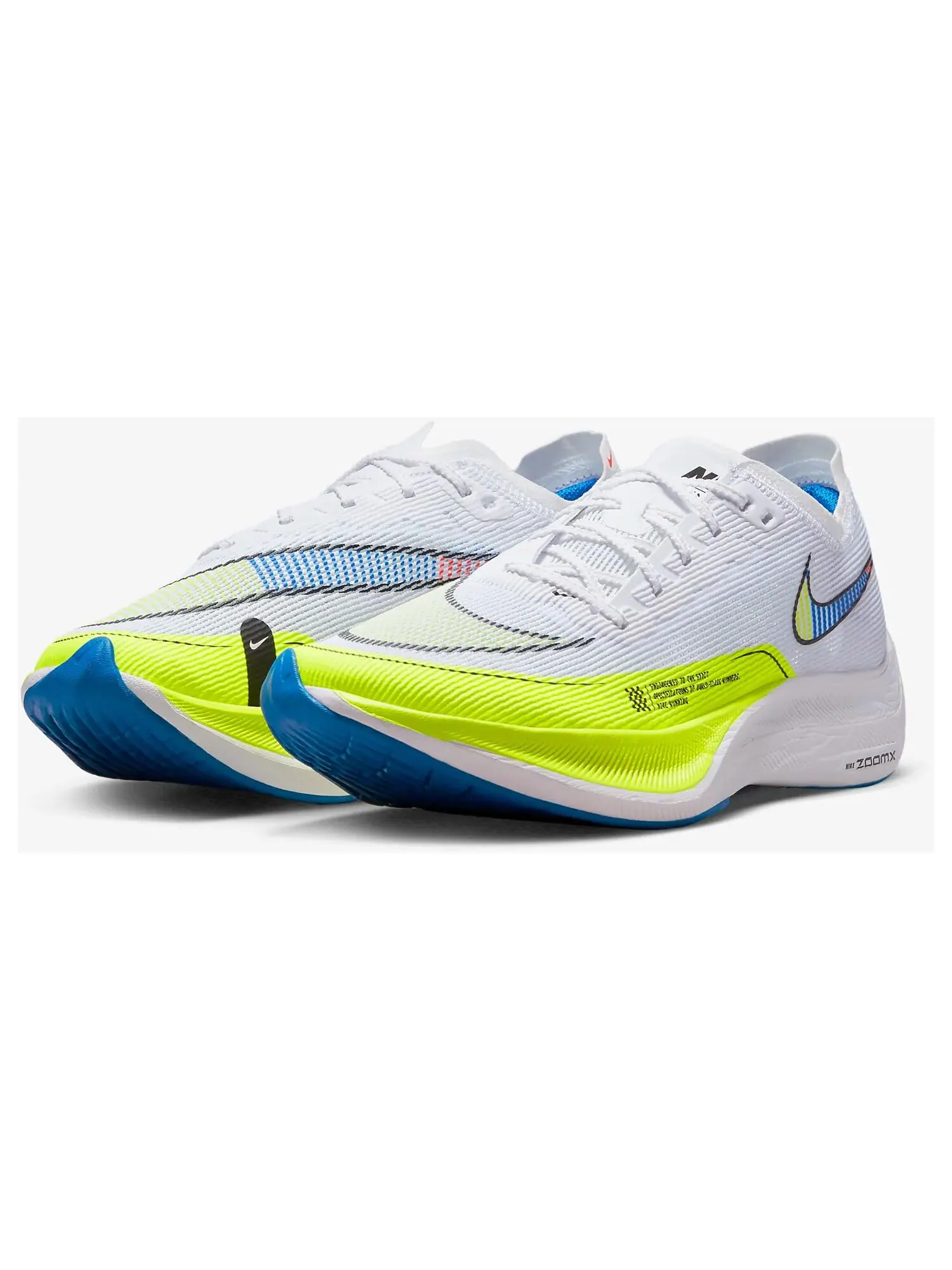 Кроссовки Nike ZoomX Vaporfly NEXT 2 — изображение 2 из 7, белый/желтый