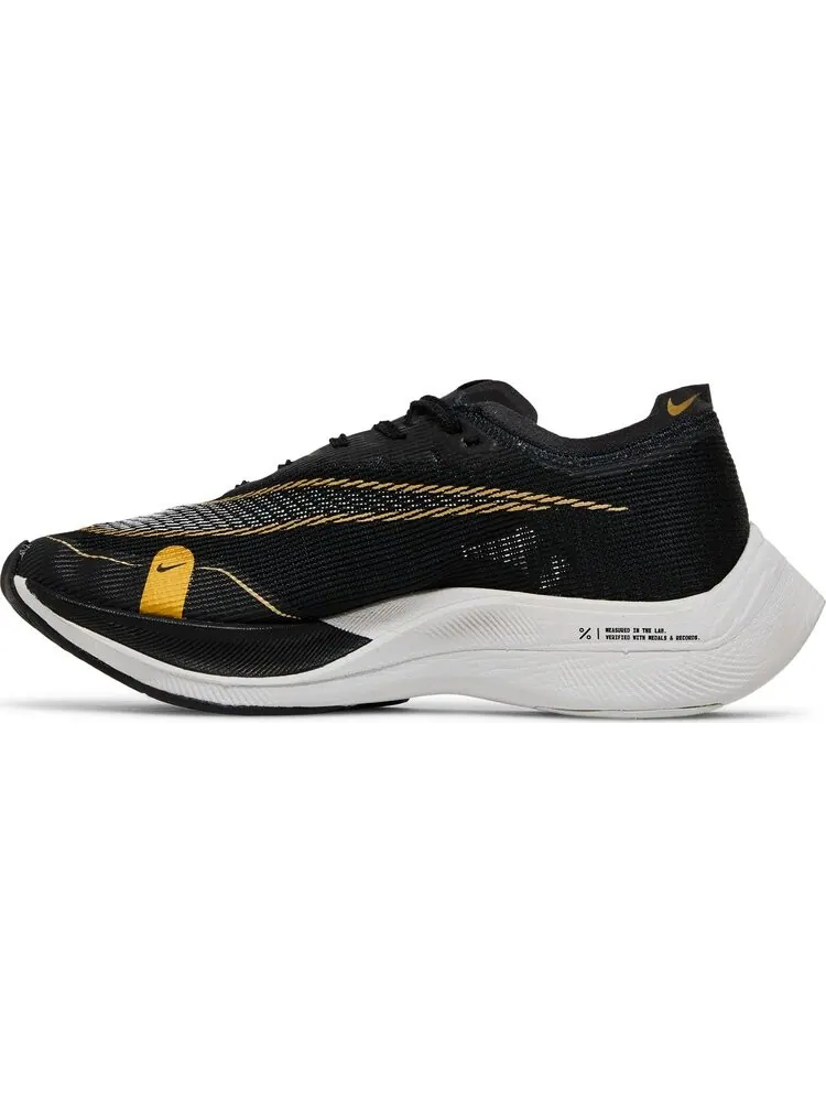 Кроссовки Nike Wmns ZoomX Vaporfly NEXT% 2 — изображение 3 из 8, черный/золотой