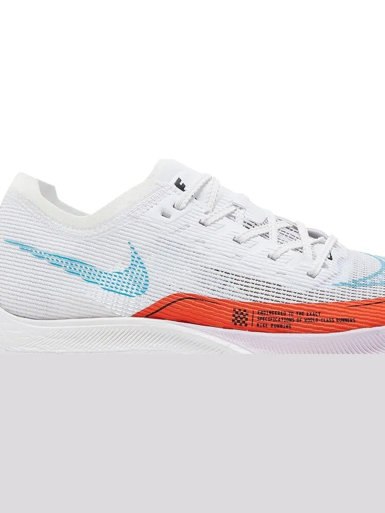 Кроссовки Nike Wmns ZoomX Vaporfly Next% 2 'White Rush Orange' — изображение 2 из 8, белый