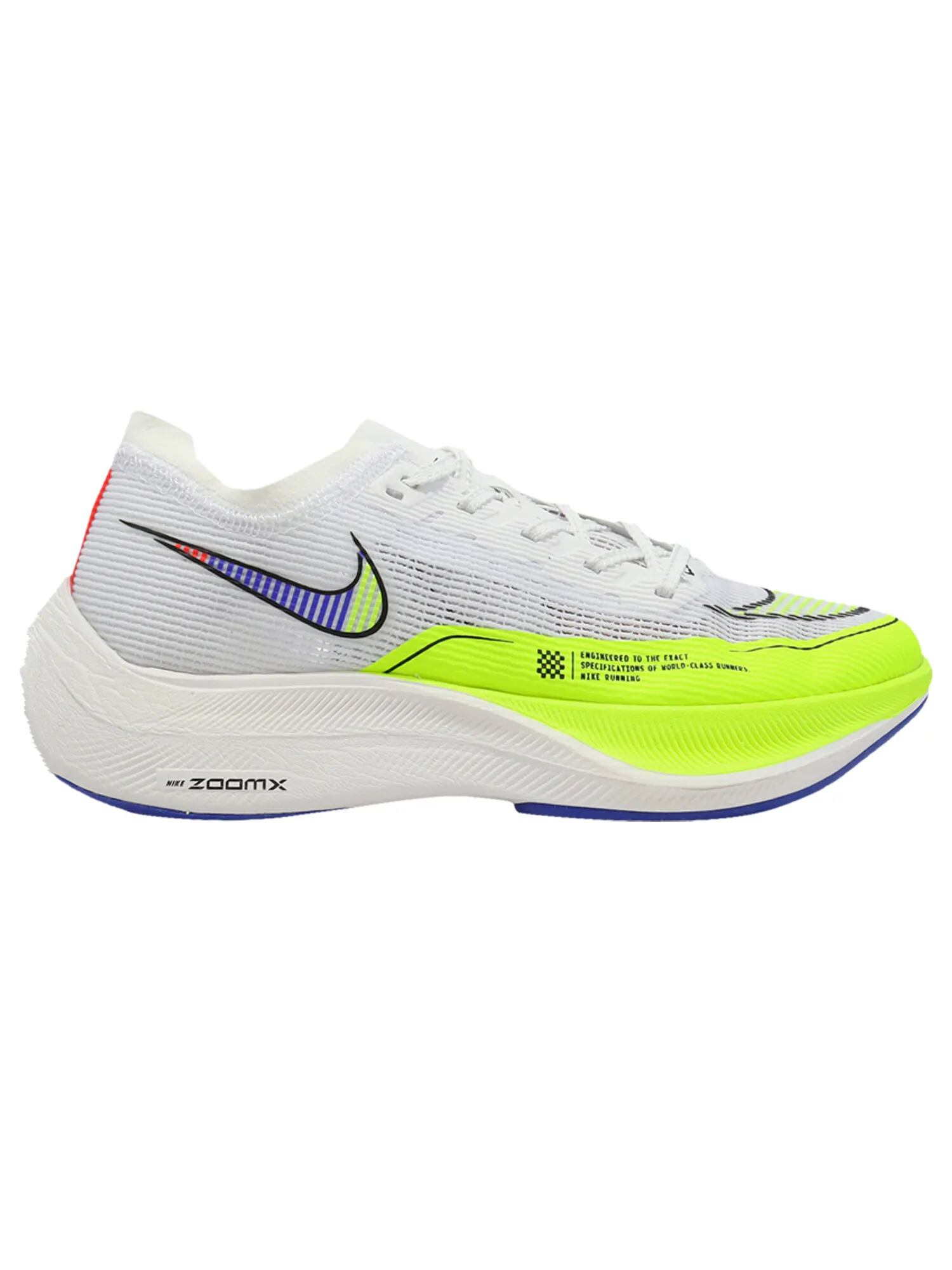 Кроссовки Nike Wmns ZoomX Vaporfly NEXT% 2 'White Volt Racer Blue' — изображение 1 из 1, белый