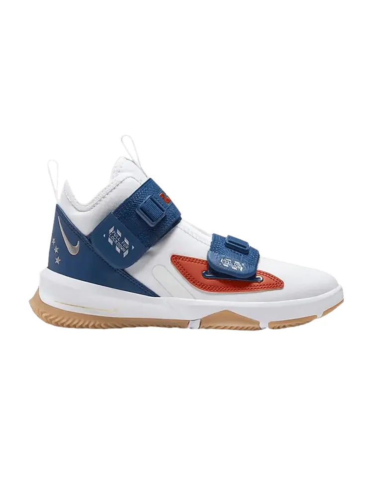 Кроссовки Nike LeBron Soldier 13 LA GS ' White Coastal Blue' — изображение 1 из 1