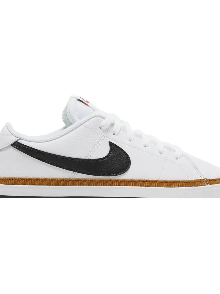 Кроссовки Nike Wmns Court Legacy 'White Desert Ochre' — изображение 2 из 8, белый