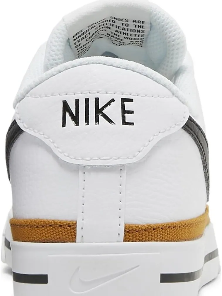 Кроссовки Nike Wmns Court Legacy 'White Desert Ochre' — изображение 7 из 8, белый