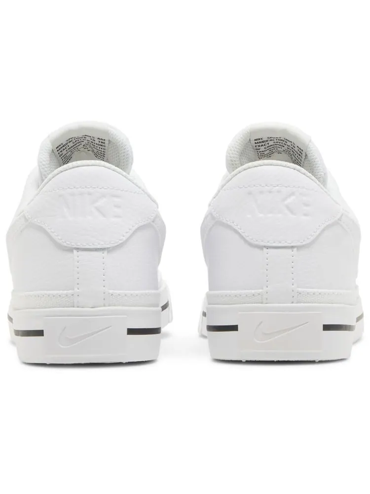 Кроссовки Nike Court Legacy 'White Black' — изображение 6 из 8, белый