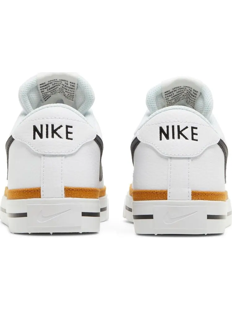 Кроссовки Nike Court Legacy 'White Desert Ochre' — изображение 6 из 8, белый