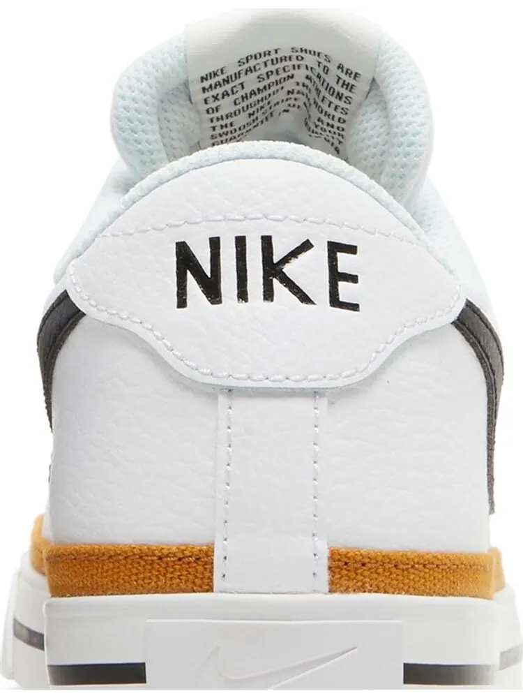 Кроссовки Nike Court Legacy 'White Desert Ochre' — изображение 7 из 8, белый