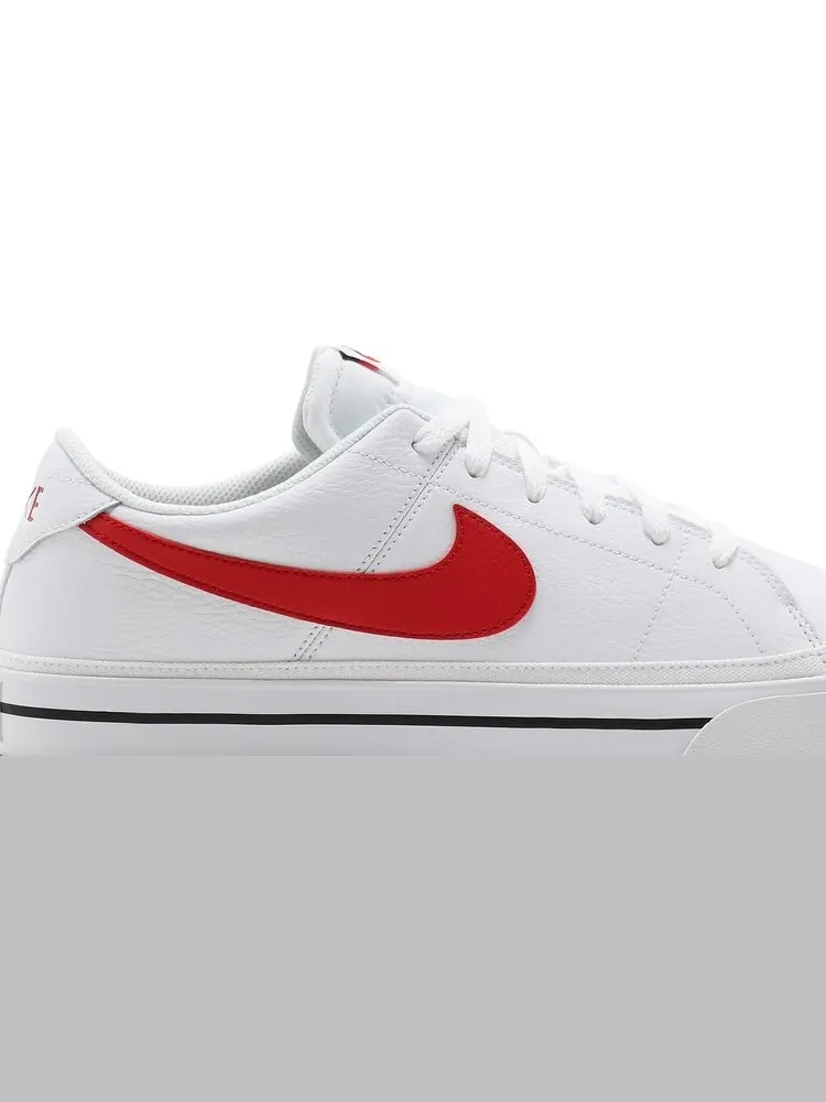 Кроссовки Nike Court Legacy 'White University Red' — изображение 2 из 8, белый