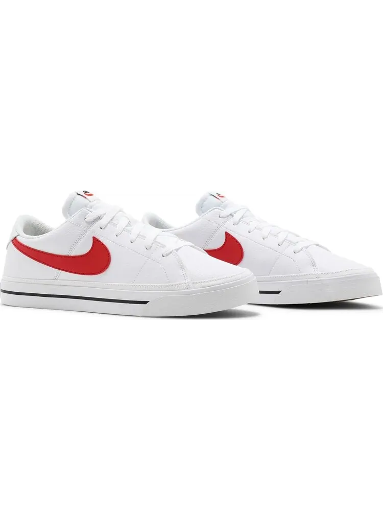 Кроссовки Nike Court Legacy 'White University Red' — изображение 8 из 8, белый
