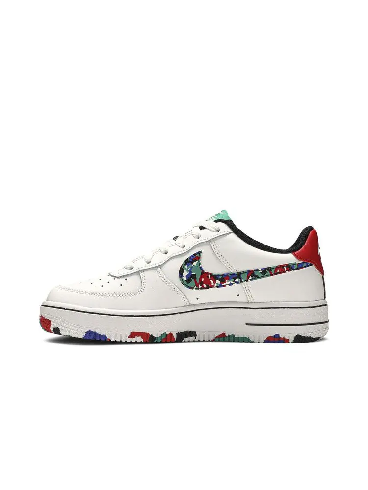 Кроссовки Nike Air Force 1 Low GS 'Crayon White Multi' — изображение 4 из 9