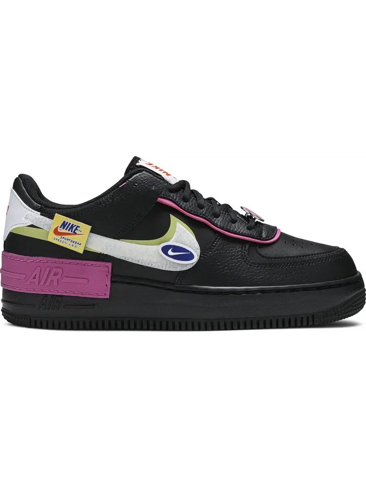 Кроссовки Nike Wmns Air Force 1 Shadow 'Cosmic Fuchsia' — изображение 1 из 8, черный
